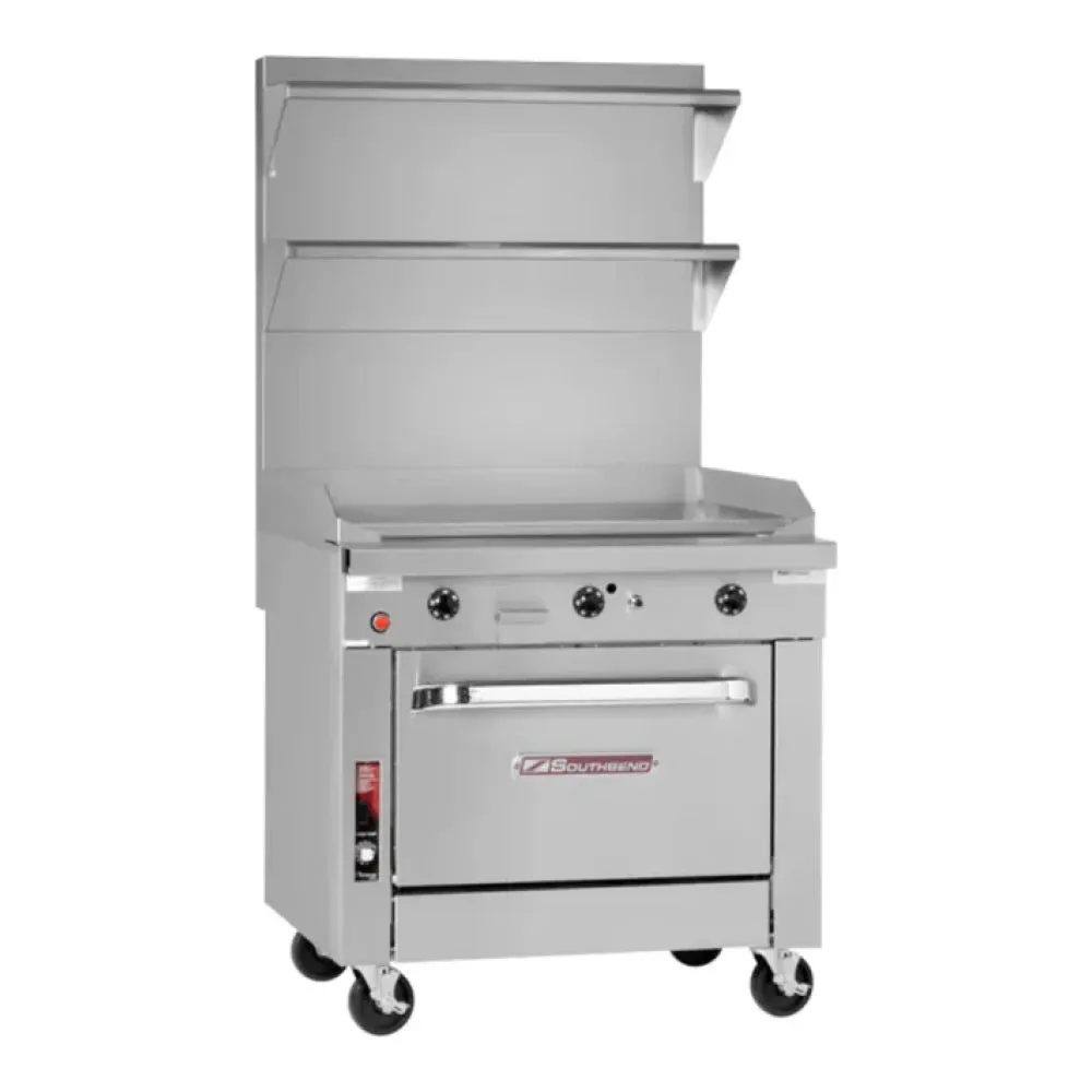 Southbend Platinum, P16C-T Gas, 16” Thermostatic Griddle With Cabinet Base , 40000 Total Btu