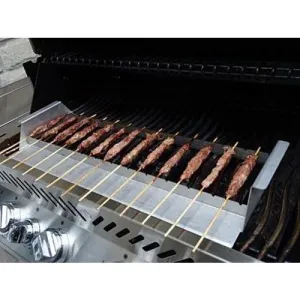 Stainless Steel Arrosticini / Speducci Grill for BBQ - Made in Canada for Grilling Arrosticini Italian Lamb Skewers