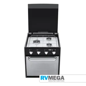 Thetford Triplex 3 Burner Oven & Grill - Mirror Glass