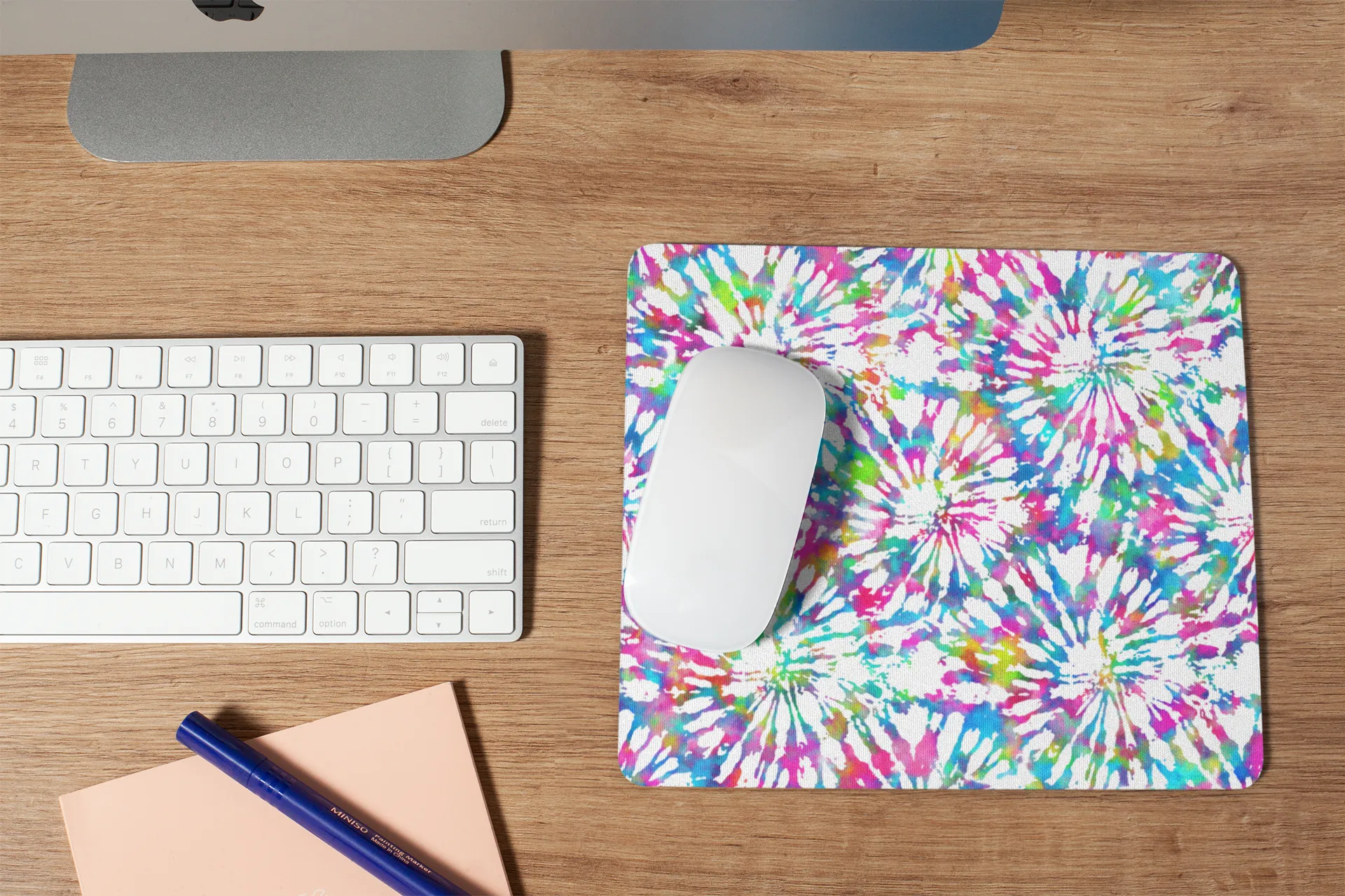 Tie-Dye Mouse Pad