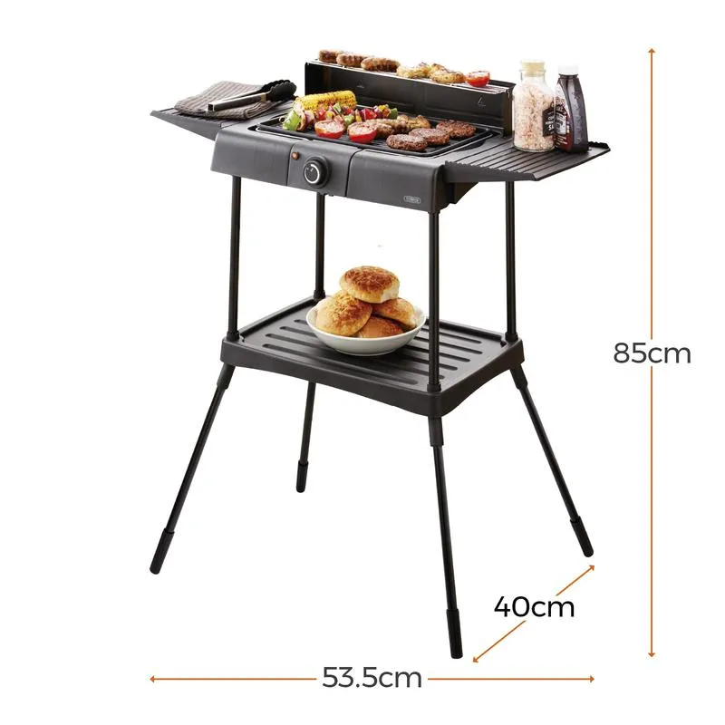 Tower T14049BMR Standing Electric BBQ Grill Black