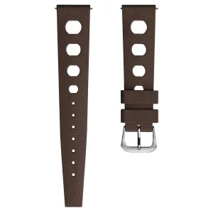 Tropical Regis FKM Rubber Watch Strap - Brown