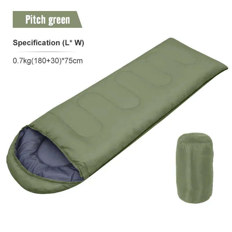 Ultra-Light Camping Sleeping Bag: 4-Season Warmth (Waterproof & Cotton)