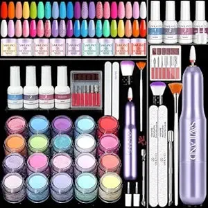 [US ONLY]20 Colors Dip Powder Nail Kit with Drill