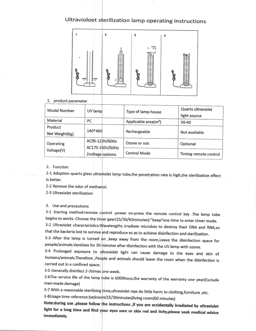 UV-C and Ozone Light Sterilizer | Germicidal Lamp Solution