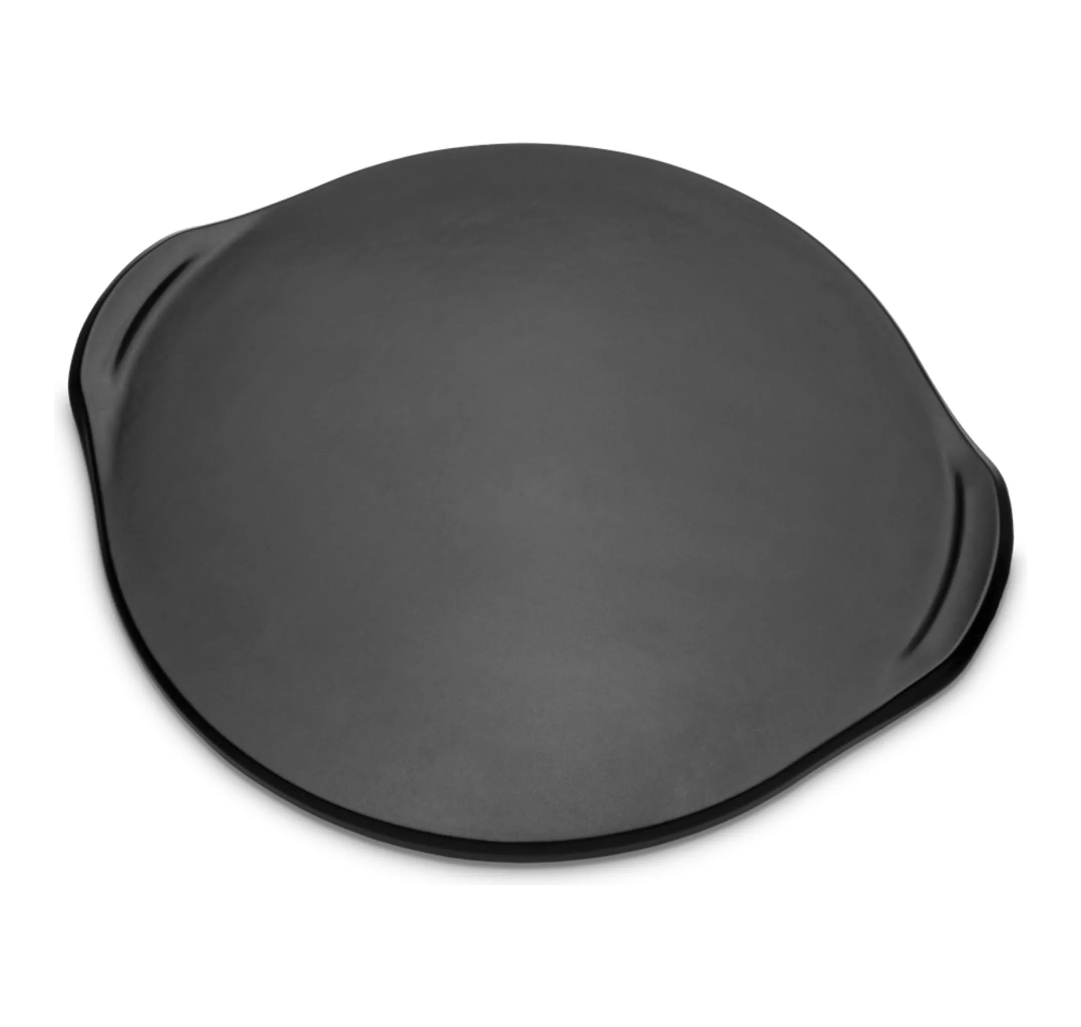 Weber Original Round Pizza Stone with Baking Tray, 26 cm, Brown