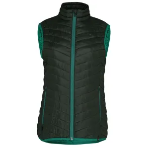 Womens Merino Wool Insulated Gilet (Forest/Green)